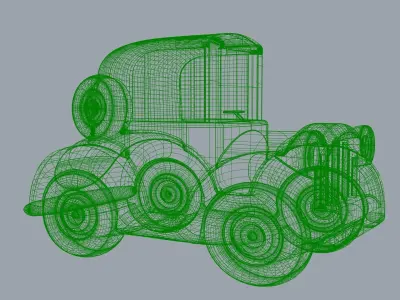 Car classic  3D print model purchase