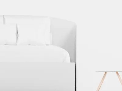  Merry christmas bed 3d Free 3D model