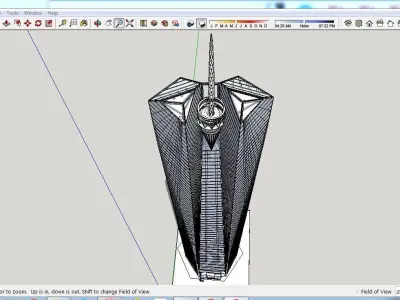 Sketchup Tower A6 Free 3D model