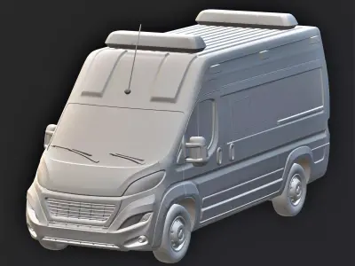 ambulance vehicle 2 3D print model
