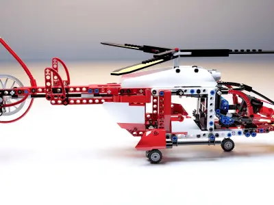 Toy helicopter 3D model get