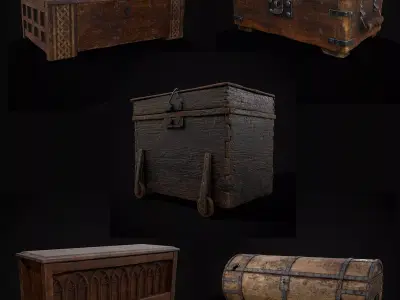 Medieval Chests Pack One