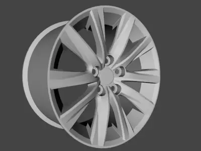 WHEEL BASED on LEXUA IS301 3D model
