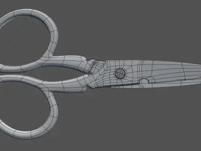 Scissors pair of 3D model purchase