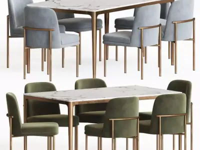 Dining Set 82 3D model