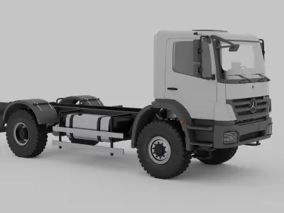 Mercedes Benz Axor Truck  3D model