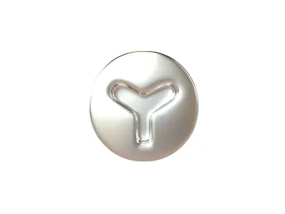 Screw v7 002 Low-poly 3D model