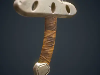 Stylized Dagger Arcane Style - Game-Ready  Low-poly 3D model