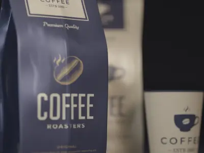 Premium packaging pouch 3D model