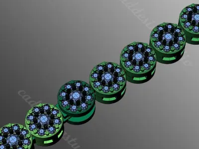 Bracelet bi6 3D print model