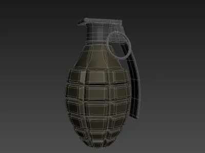 Grenade 3D model 5
