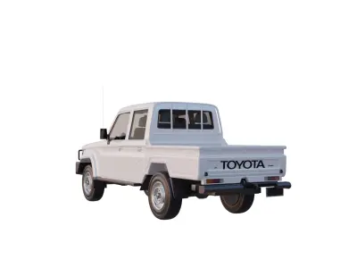Land Cruiser 79 series Double cabin 3D model