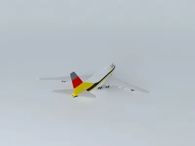 LuftLogik Boeing 747 400f Free 3D model