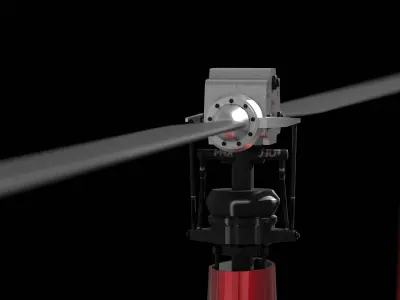 Robinson R66 Modelo 3D 3D model