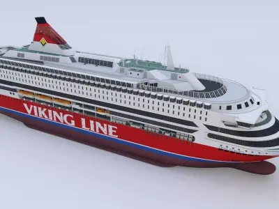 Silja Europa - Viking Line 3D model