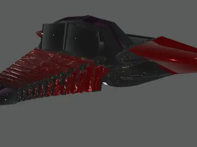 space ship Free 3D model purchase