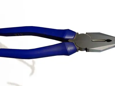 Pliers and Hummer tool set Low-poly Low-poly 3D model