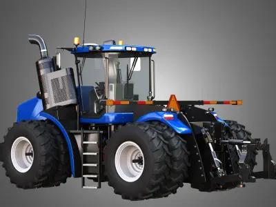 NH - T9 Articulated Tractor 3D model