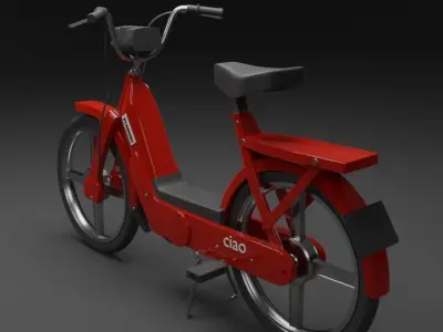 Piaggio Ciao with High Detail 3D model