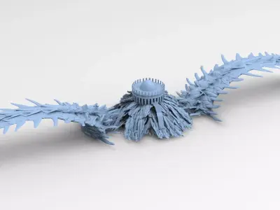 Kraken Great Walkway bridge 3D model