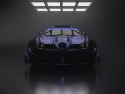 Custom Mercedes-Benz SLR McLaren Concept 3D model