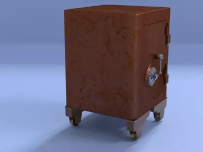 Antique Safe 3D model purchase