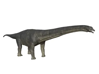 Titanosaurus Giant Lizard 3D model