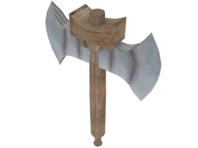 Medieval Axe Free 3D model