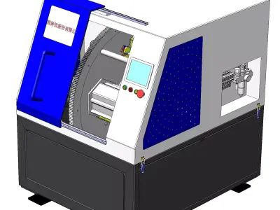 Planetary grinding equipment 3D model