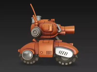 Metal Slug Tank 01 Free 3D print model
