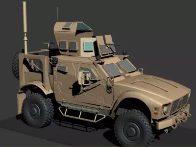 M-ATV military vehicle 3D model
