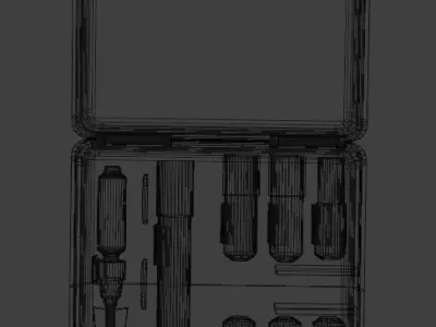 AI2 medical kit Low-poly 3D model