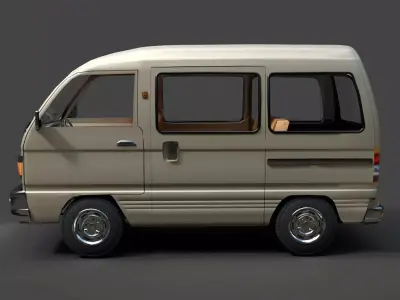 Suzuki Carry Pickup - Optimized High-Quality 3D Model 3D model