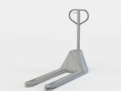 Pallet jack Low-poly 3D model buy
