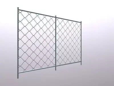 Fence  Free low-poly 3D model