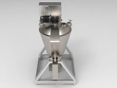Cheese Dry cooking Machine 3D model