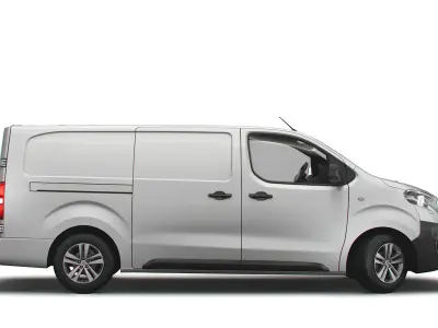 Peugeot Expert Long UK-spec Professional 2020 3D model