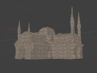 old mosque Free 3D model
