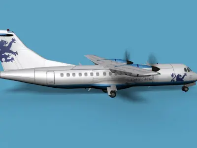 ATR  ATR-42-500 Cambria Air 3D model