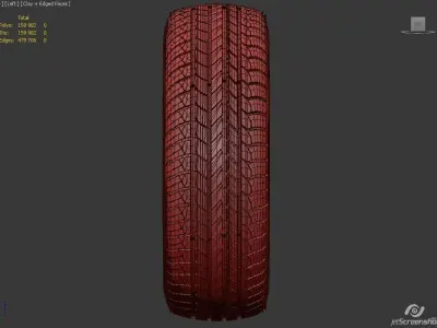 Tire GoodYear Efficient Grip 205x55xR16 3D model