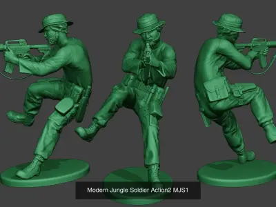 Modern Jungle Soldiers MJS1 Pack 1