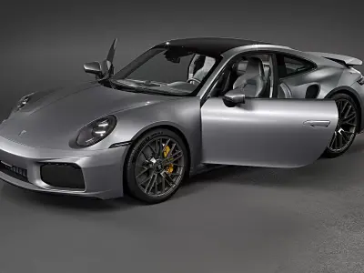2026 Porsche 911 Turbo S Coupe 992 3D model