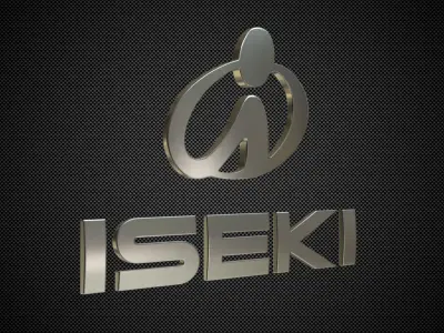 iseki logo 3D model