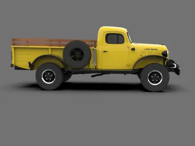 Dodge Power Wagon Classic 3D model