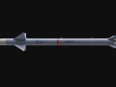 I-Derby SR Israel Missile  3D model