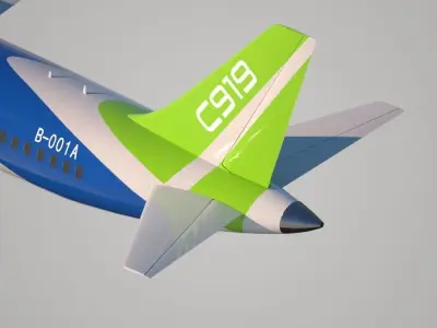 COMAC C919 3D model purchase