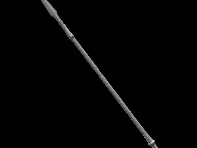 HIE Game Ready Lance N1 Low-poly 3D model