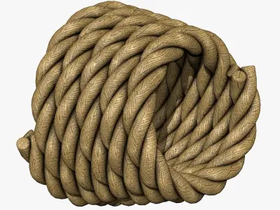 Thick Rope 3D model