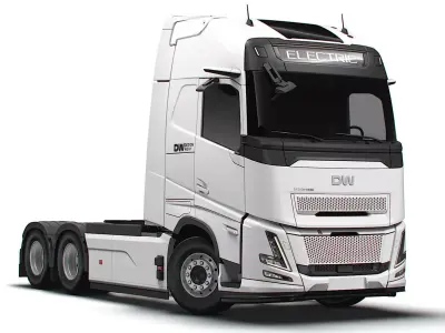 DW High Cab Aero 6x2 Tractor 2026 3D model