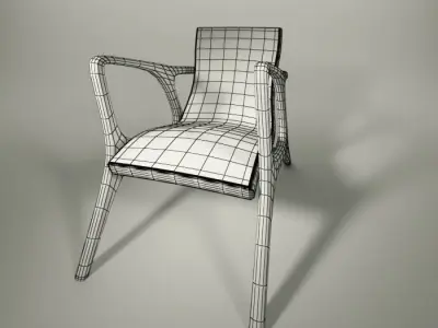 Arm chair Free 3D model